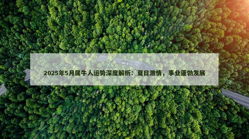 2025年5月属牛人运势深度解析：夏日激情，事业蓬勃发展