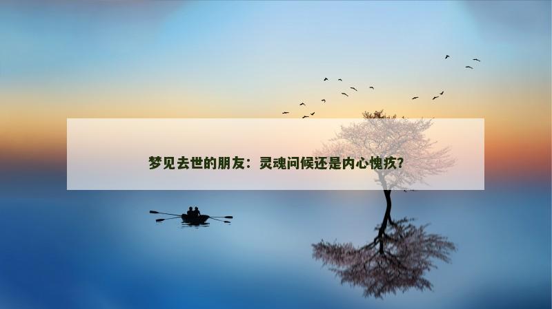 梦见去世的朋友：灵魂问候还是内心愧疚？