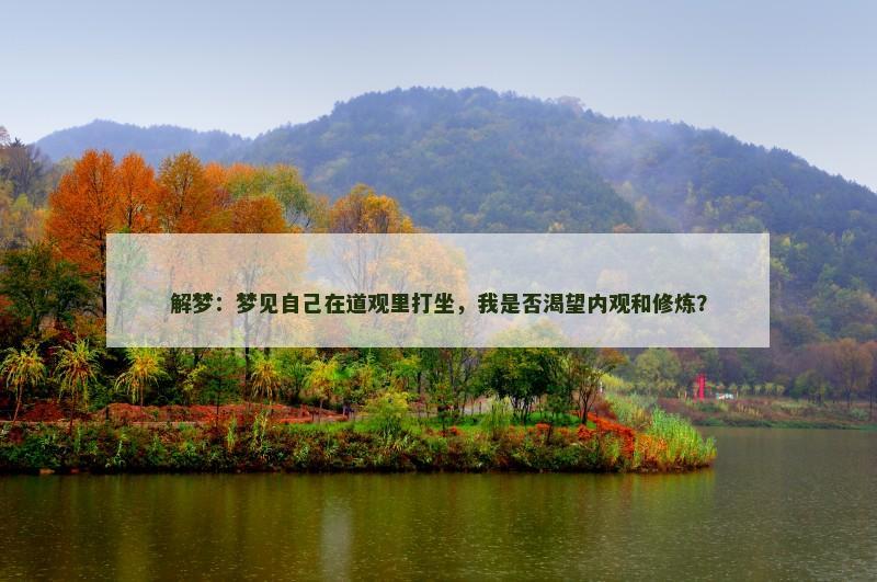 解梦：梦见自己在道观里打坐，我是否渴望内观和修炼？