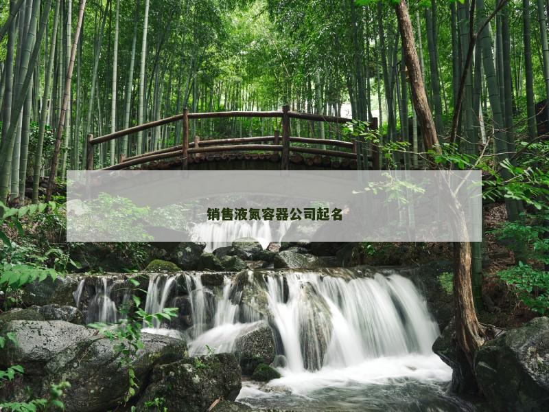 销售液氮容器公司起名