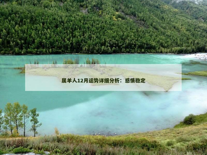 属羊人12月运势详细分析：感情稳定