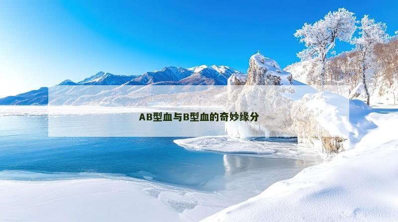AB型血与B型血的奇妙缘分