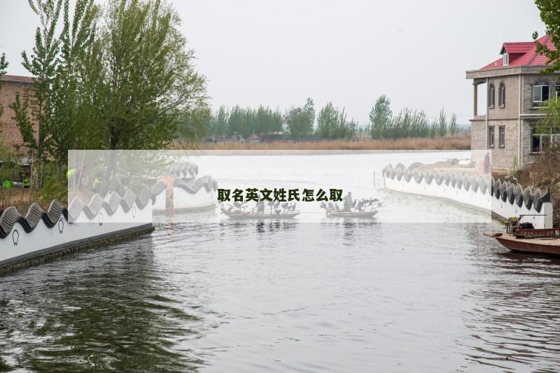 取名英文姓氏怎么取